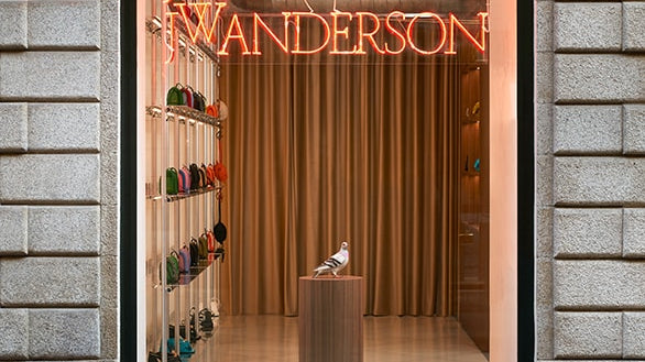 JW Anderson Leaves A Concrete Footprint In Milan