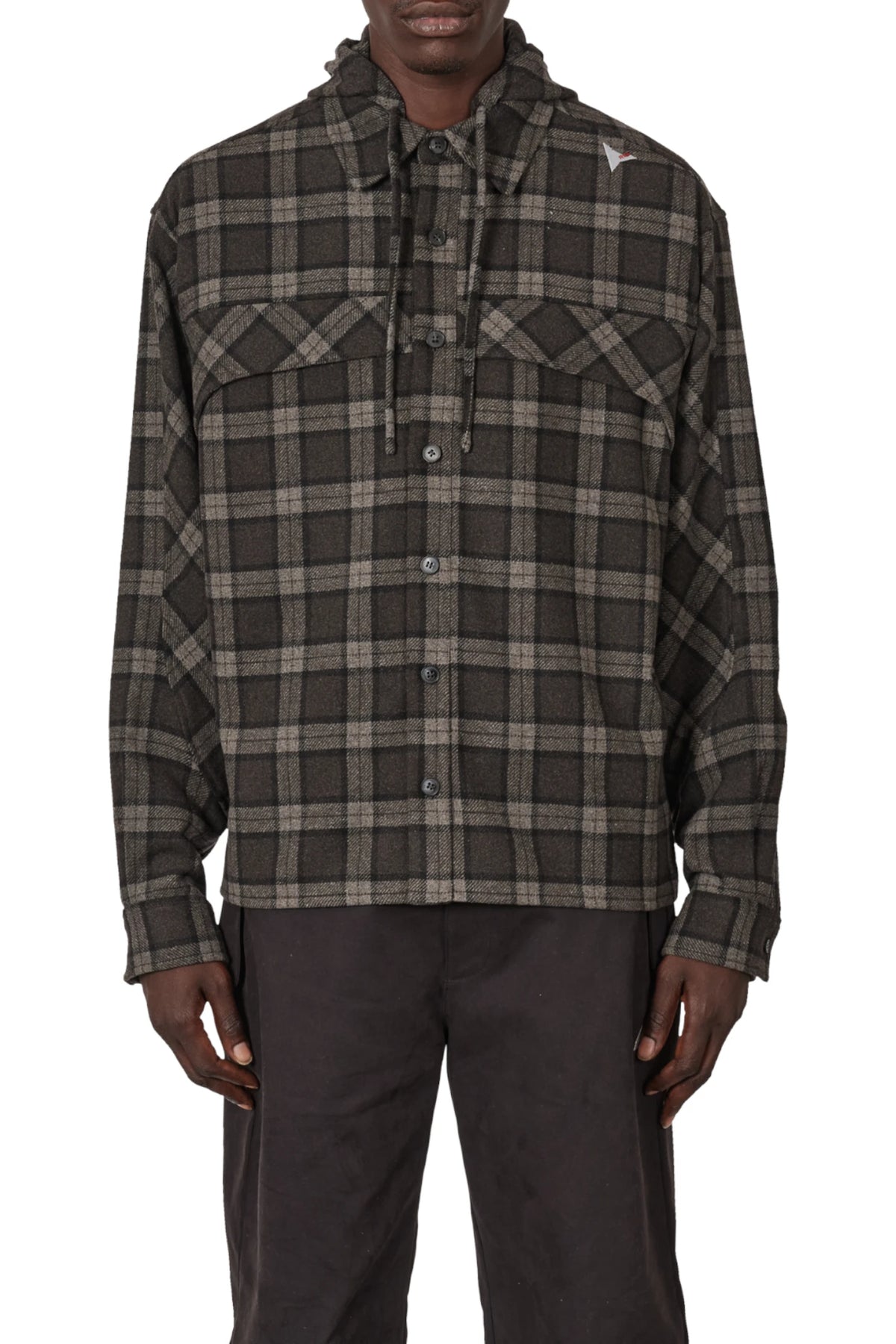 Roa Logger Wool Check Long Sleeve Shirt