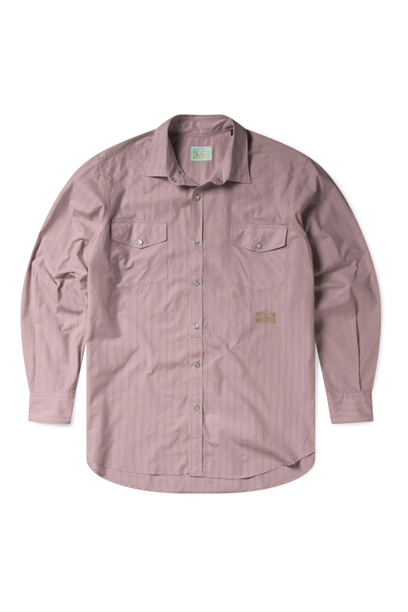 Aries Poplin Stripe Western Shirt