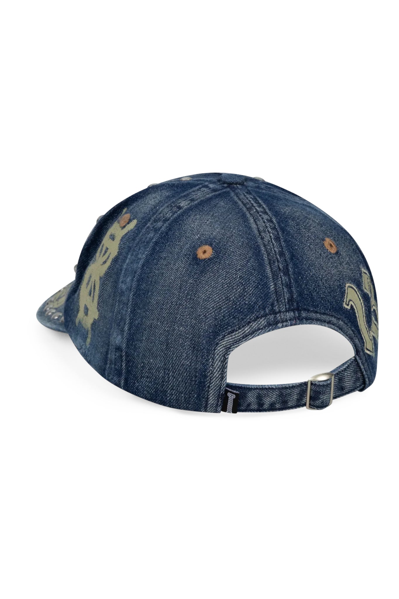 Aries Studded Mega Graphic Denim Cap