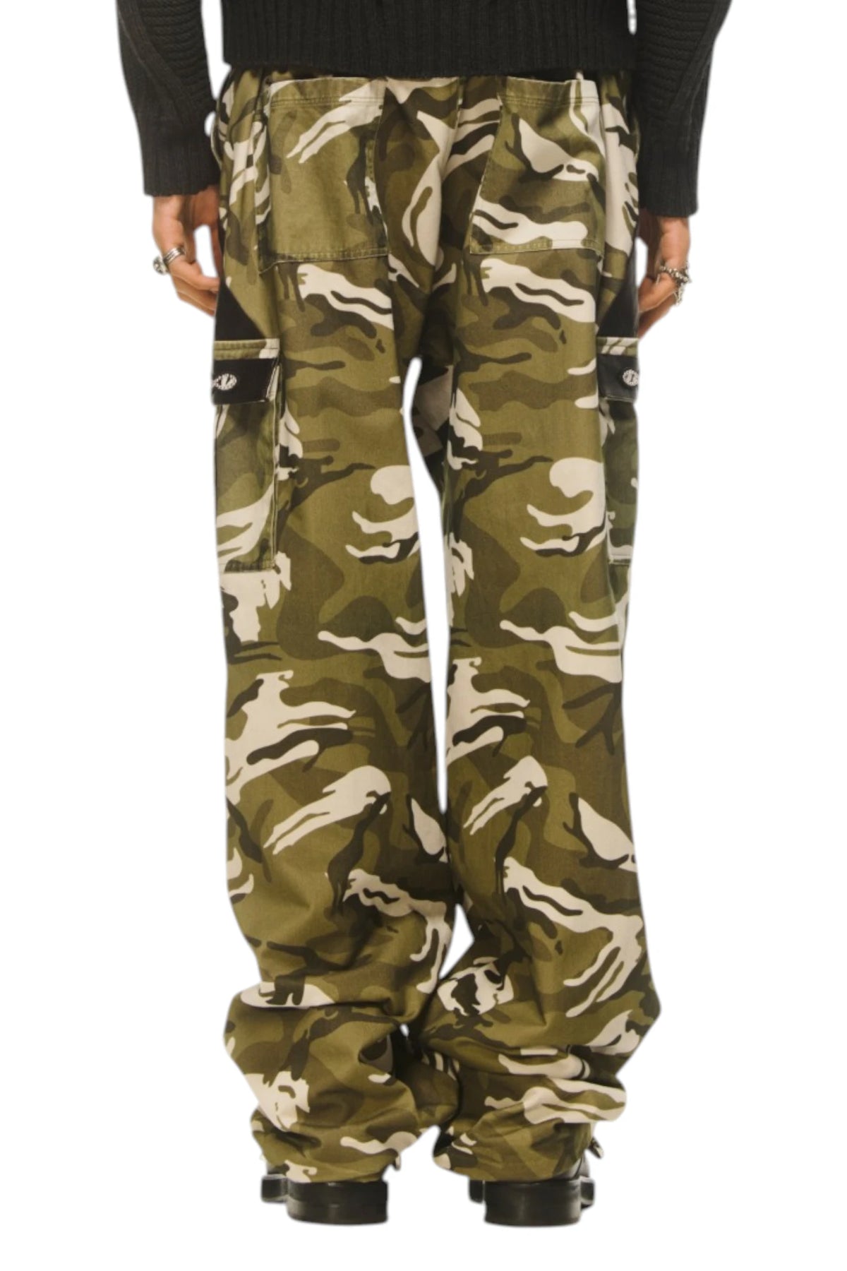 Bluemarble Camo Studded Cargo Pants