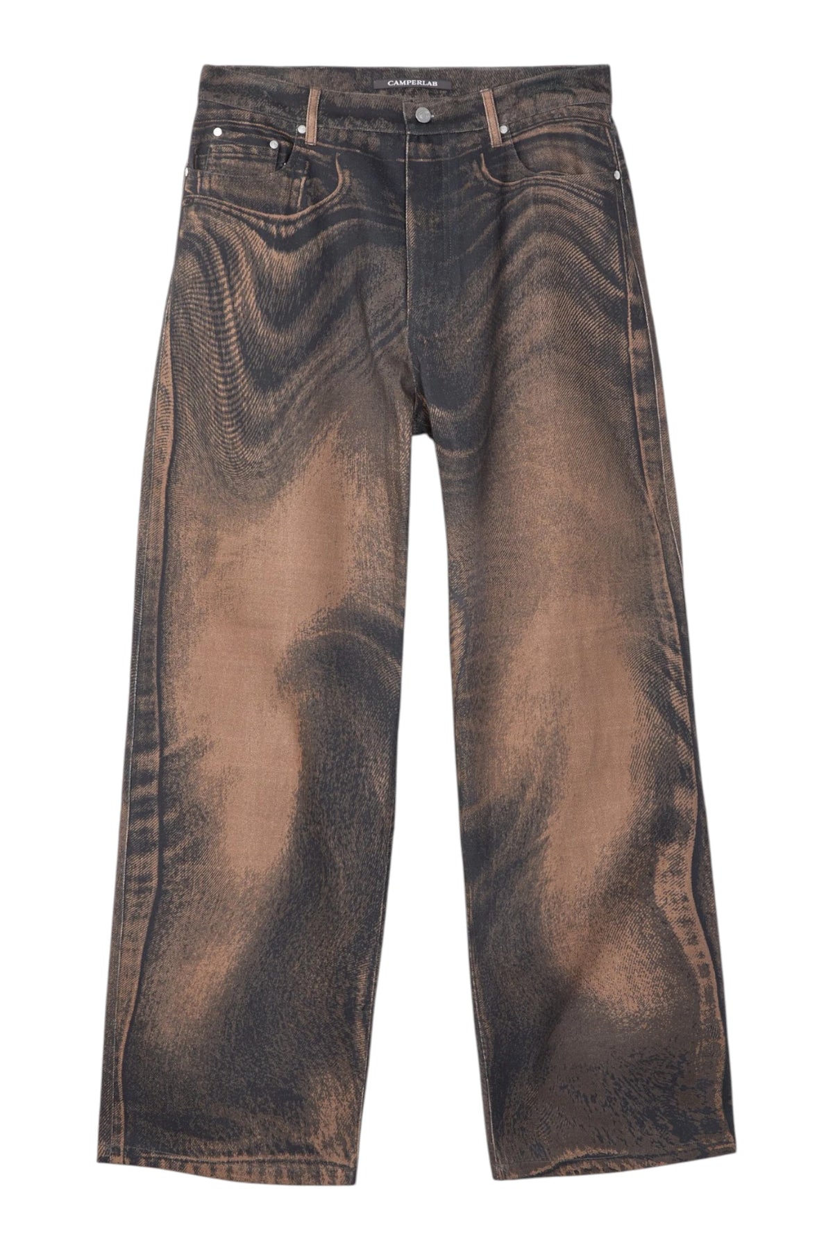 Camperlab Distorted Print Loose Jeans