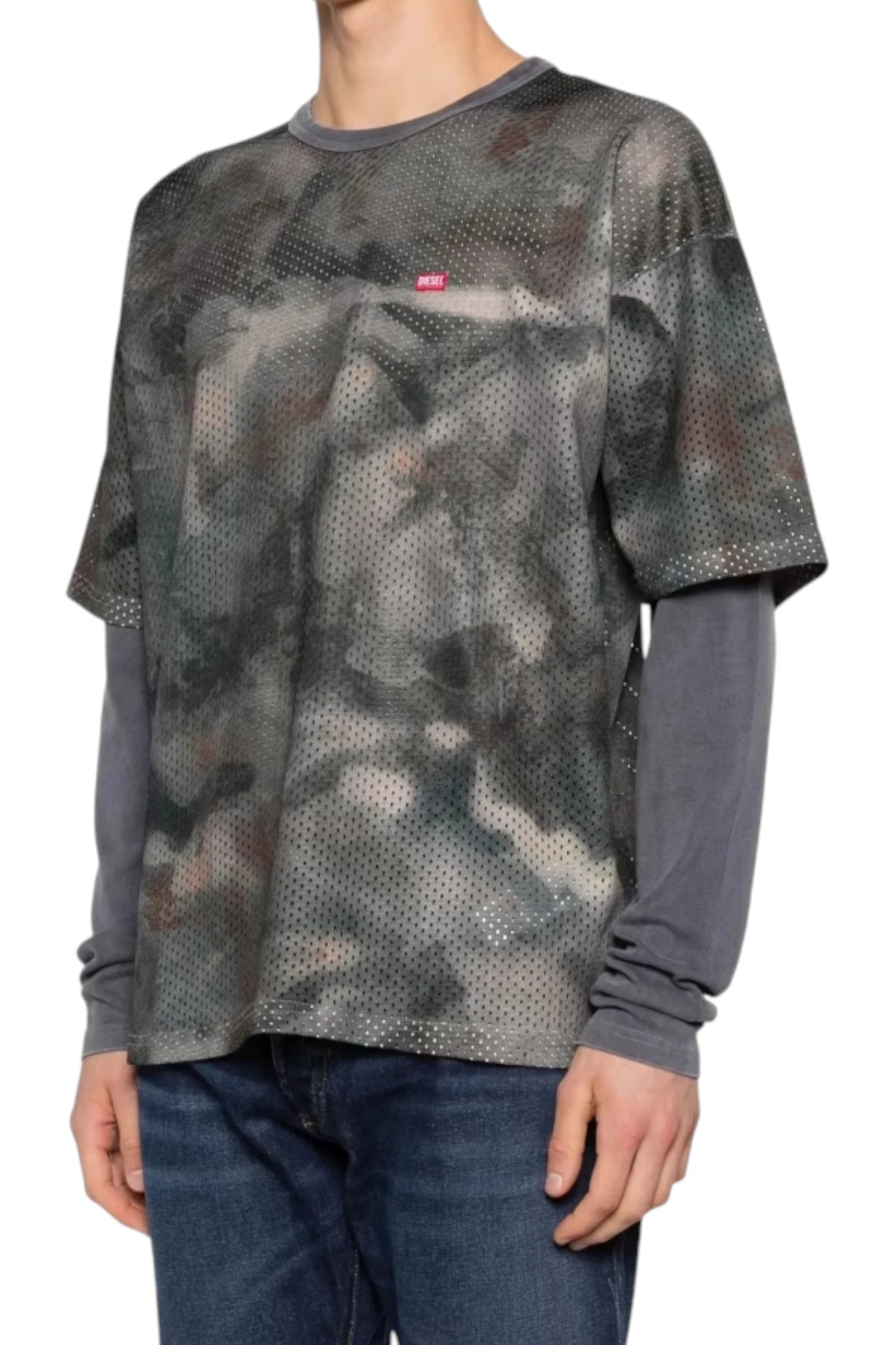 Diesel T-Mesh-Boxt-Ls T-Shirt