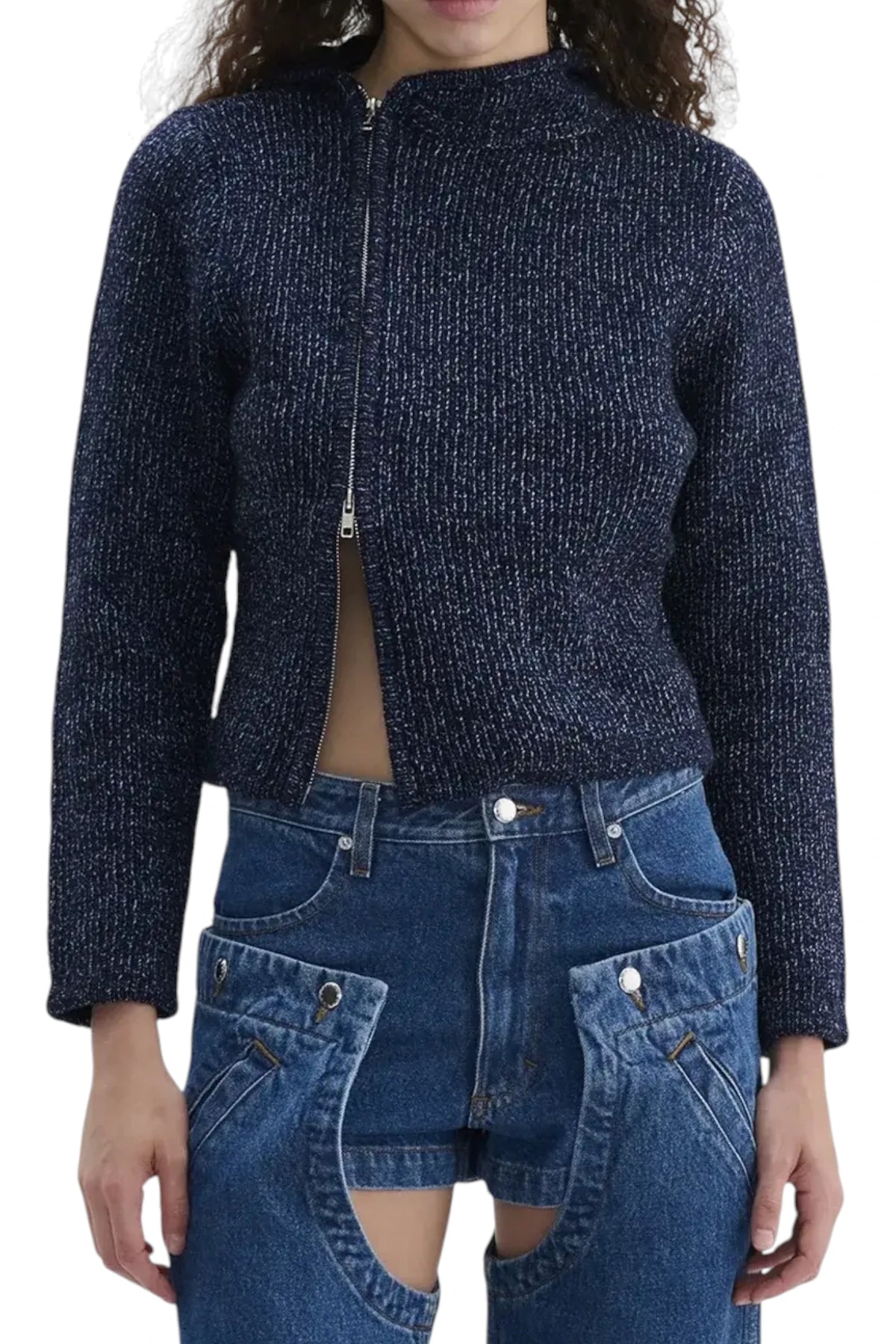 Eckhaus Latta Knot Zip Hoodie