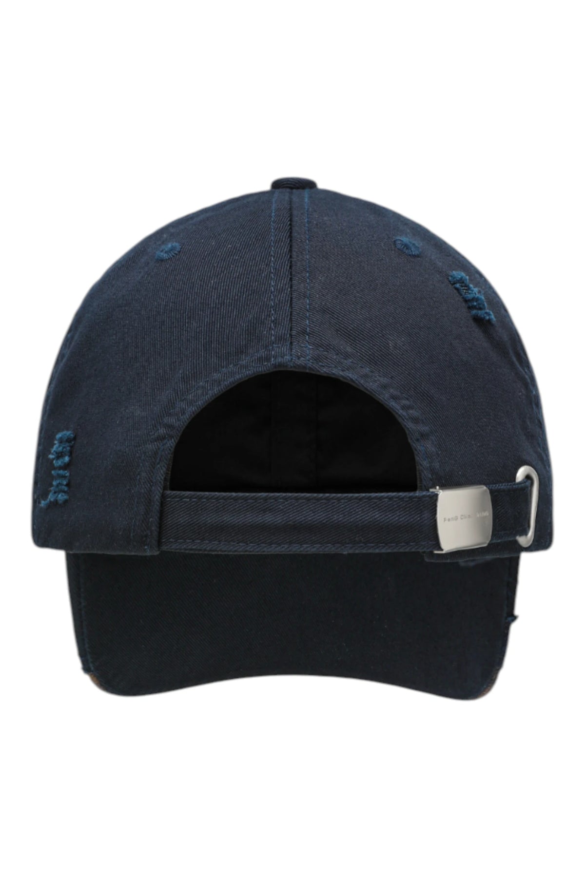 Feng Chen Wang Navy Plaid-Panel Baseball Cap