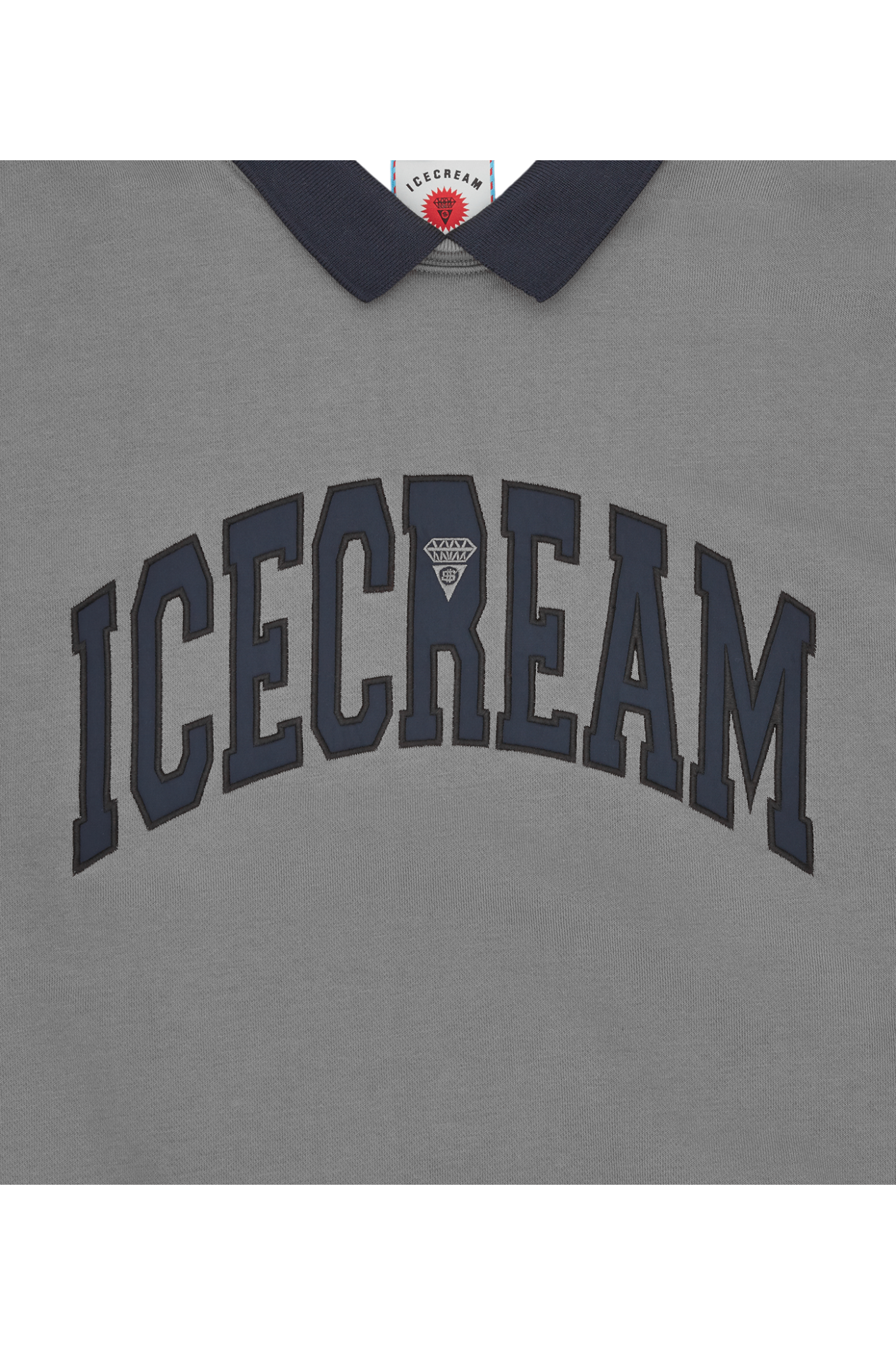 ICECREAM Collared Warm-Up Sweatshirt