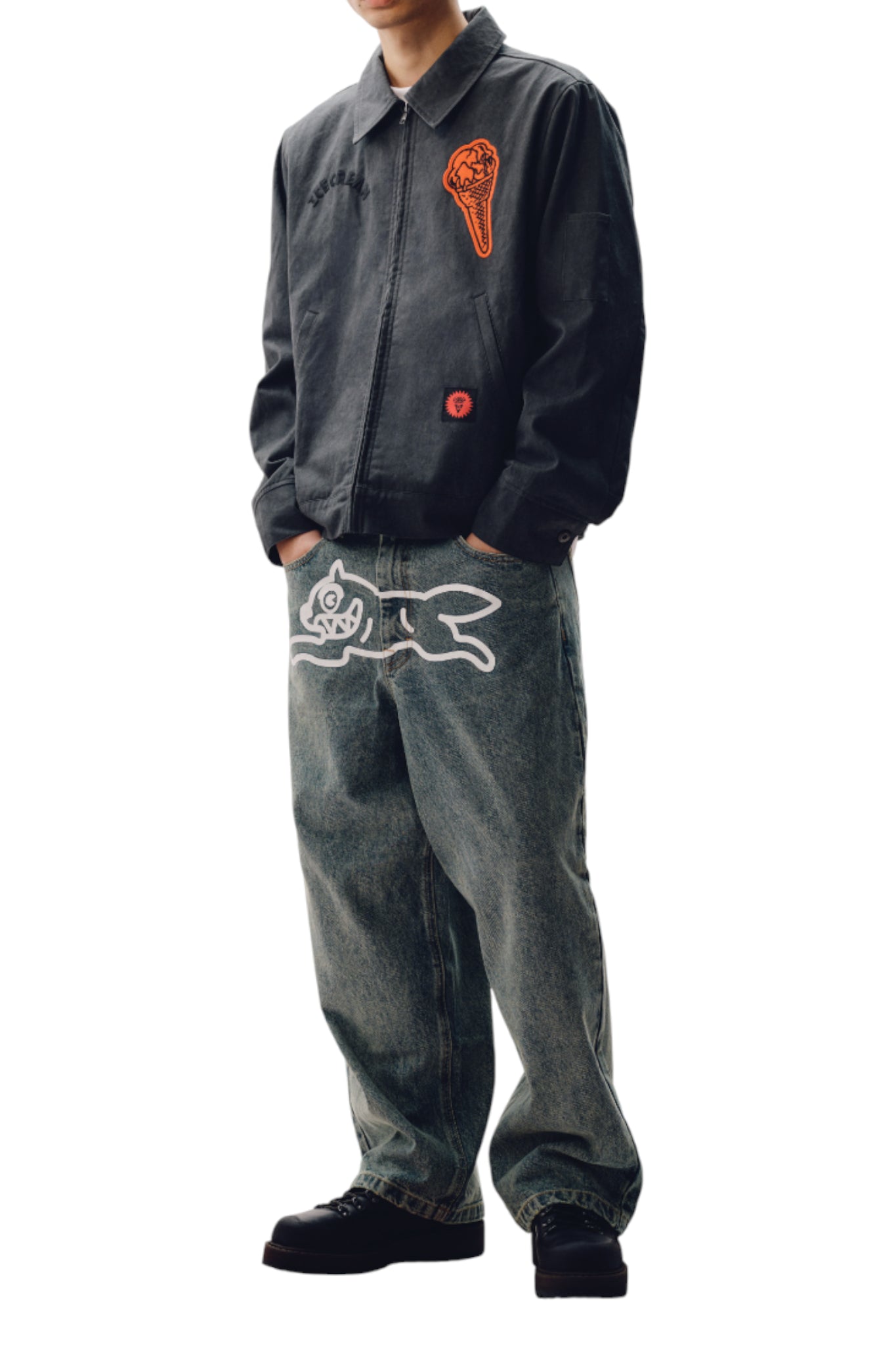 ICECREAM Running Dog Triple Scoop Denim Pant