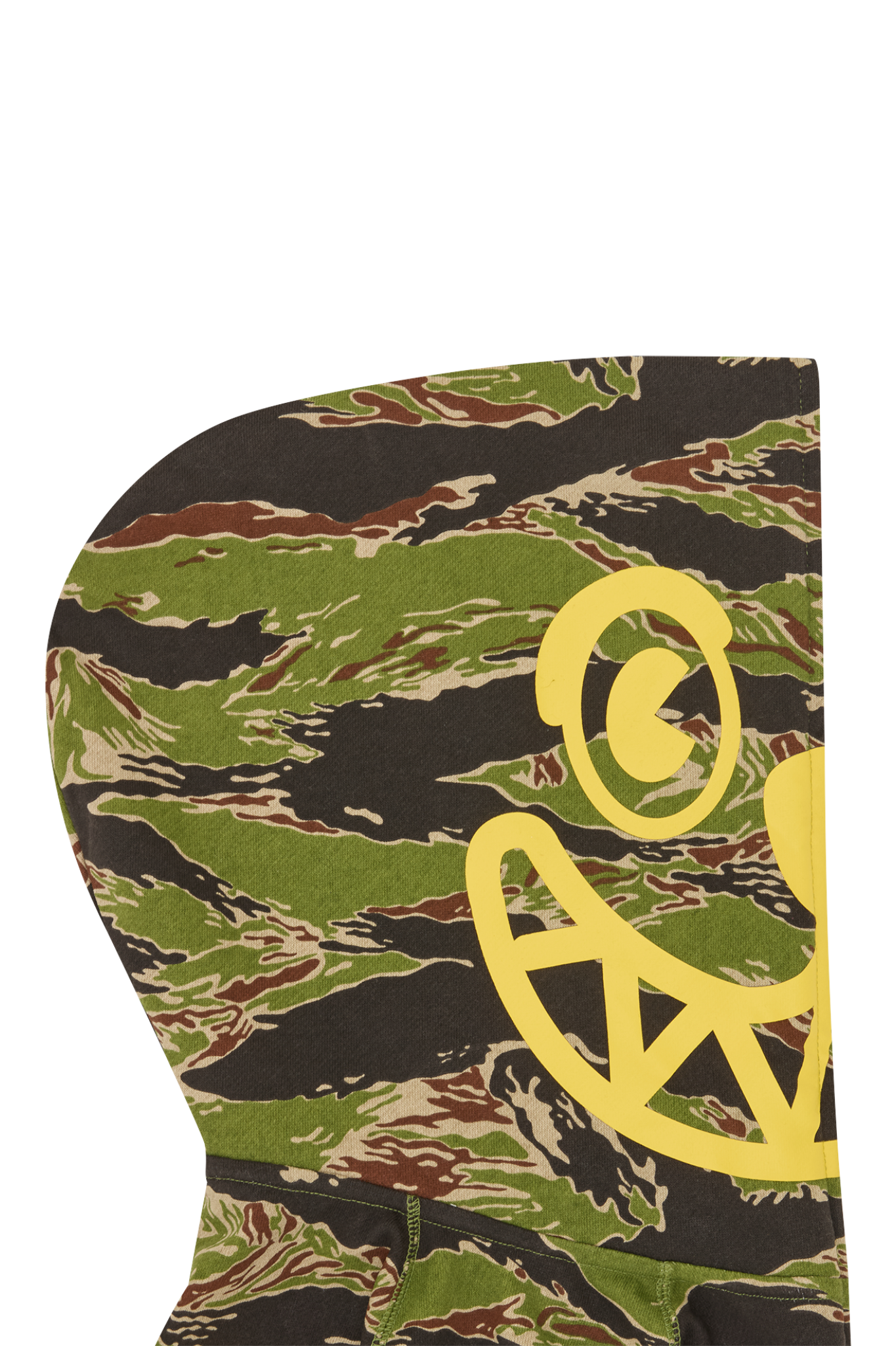 ICECREAM Smiley Tiger Stripe Full Zip-Through Hood