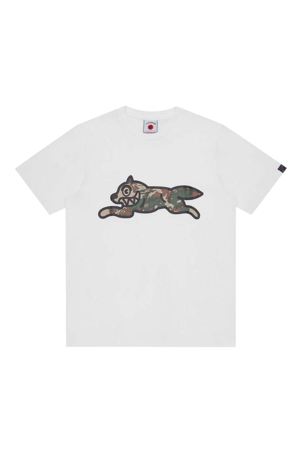 Icecream Camo Running Dog Woodland T-Shirt
