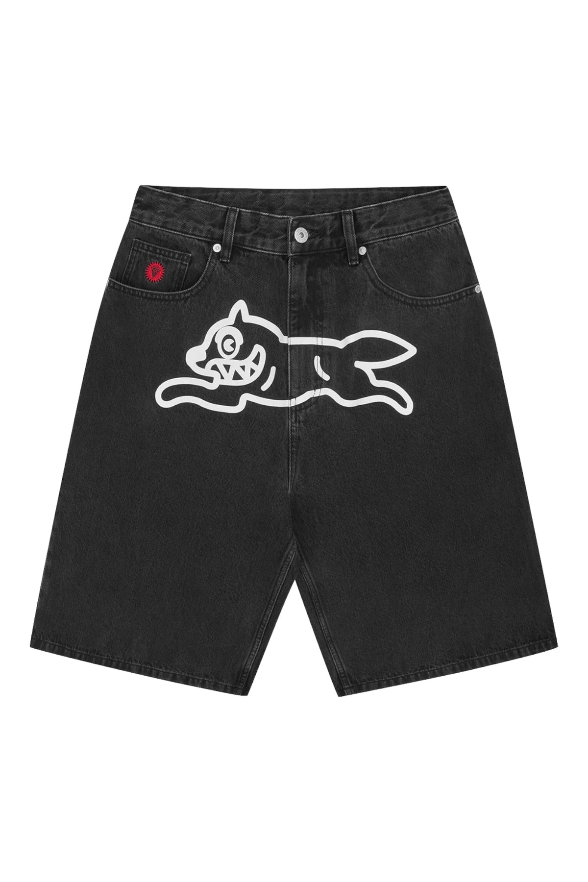 Icecream Running Dog Triple Scoop Denim Shorts