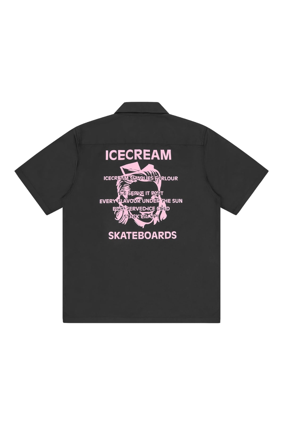 Icecream Waitress Quarter Zip Work Shirt