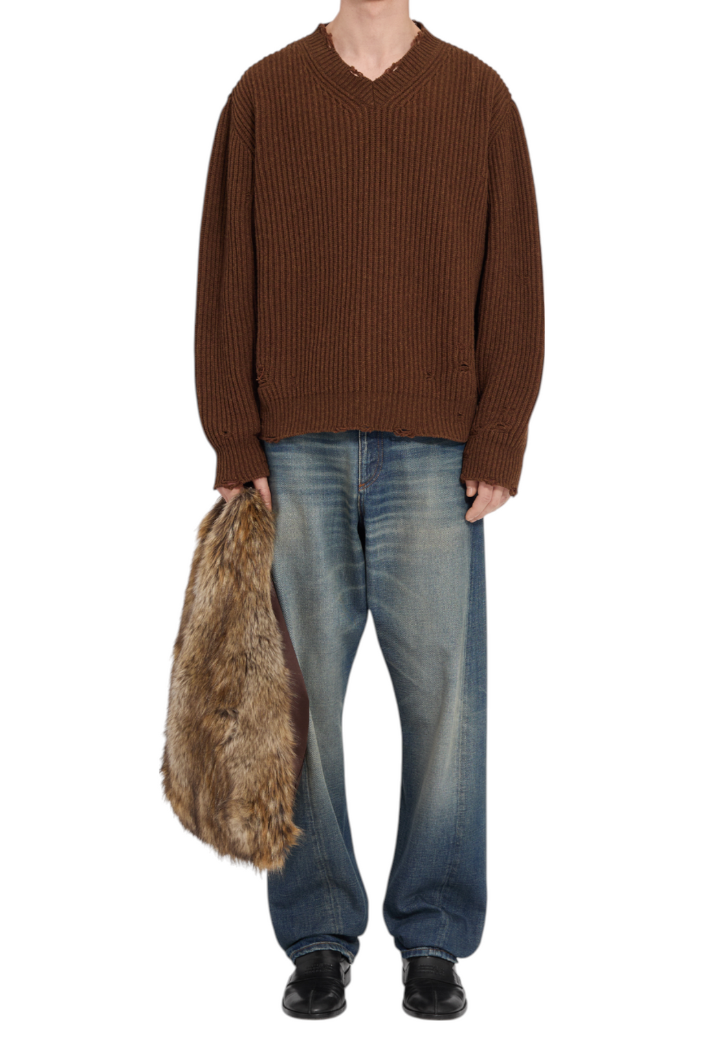 MM6 Maison Margiela Ribbed Wool Knit