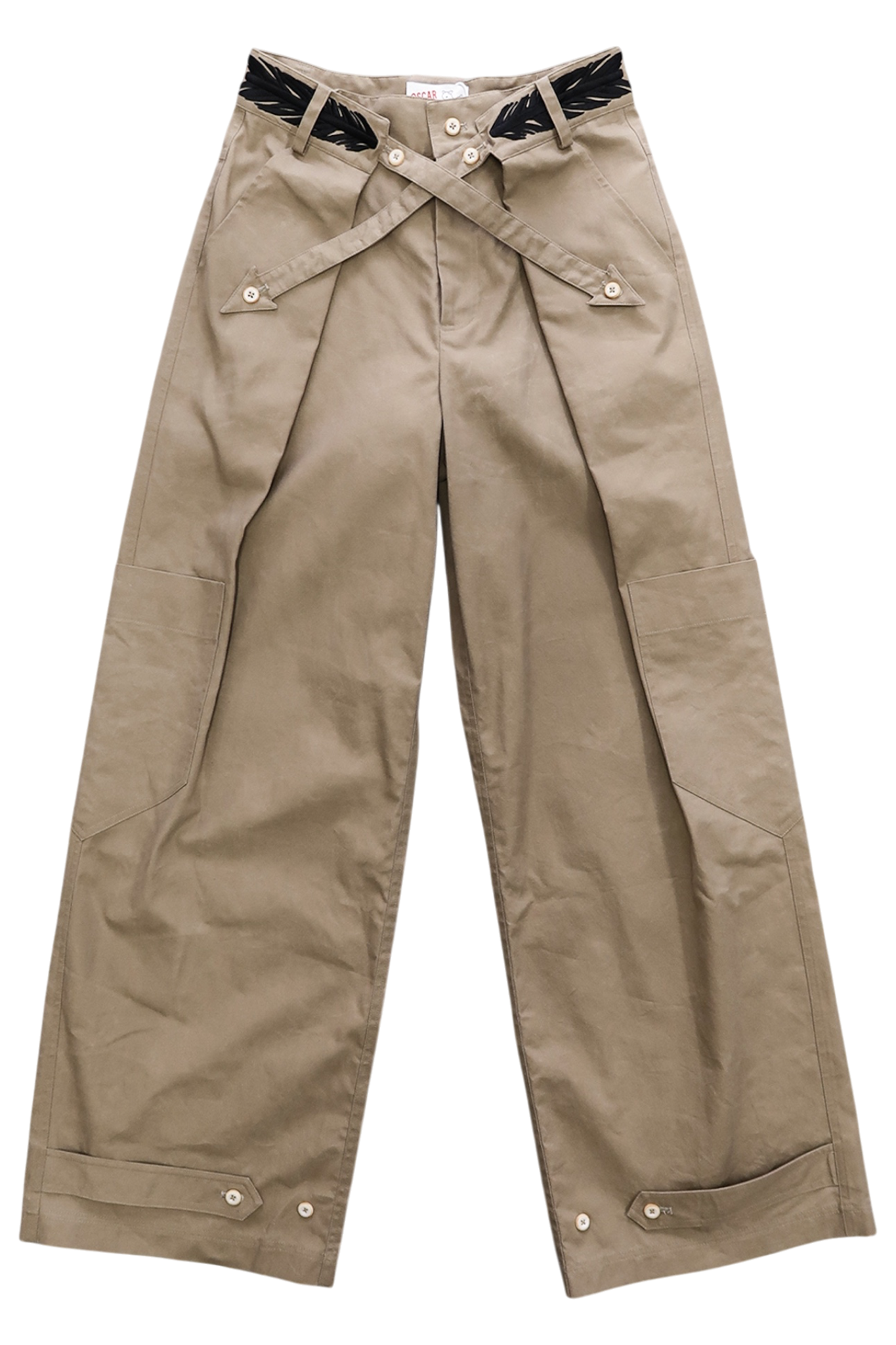 Oscar Ouyang Cross Arrow Trousers