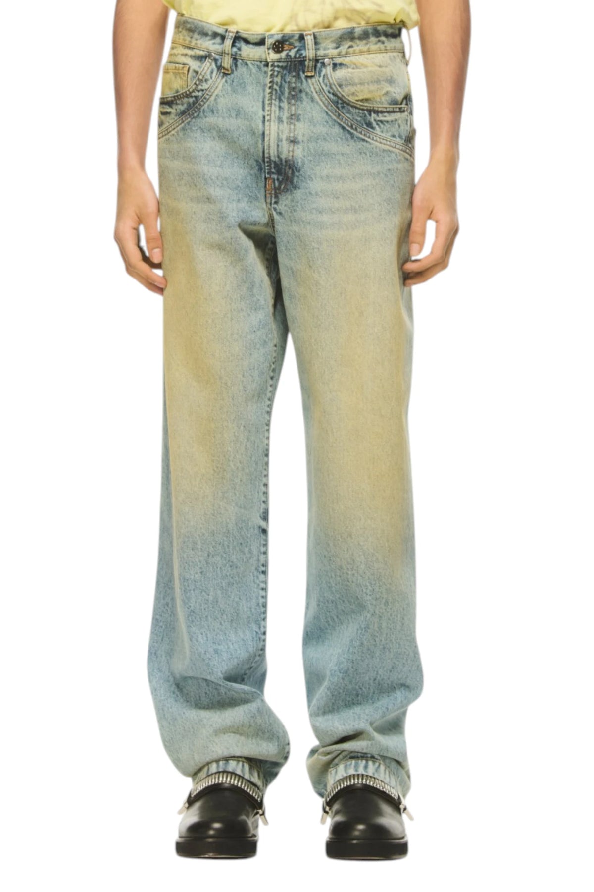Bluemarble Twisted Seam Denim Pants