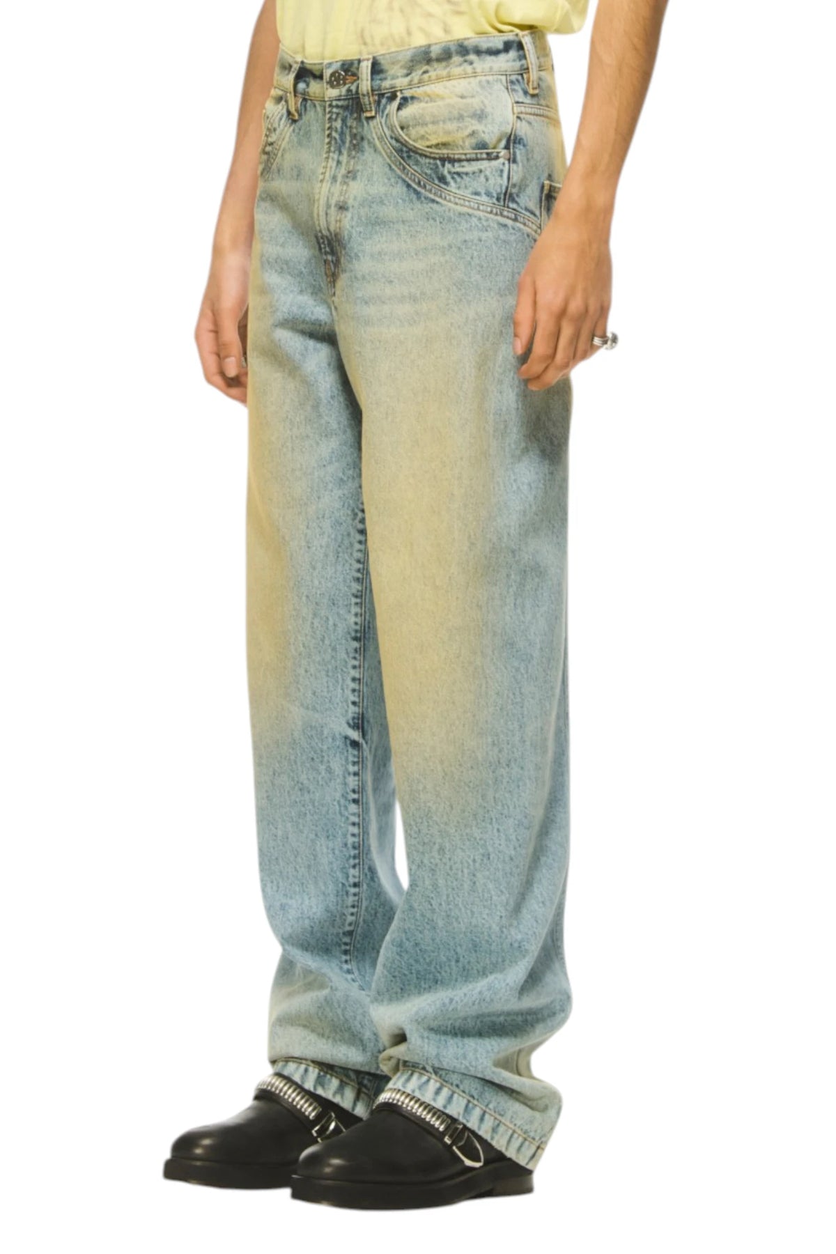 Bluemarble Twisted Seam Denim Pants