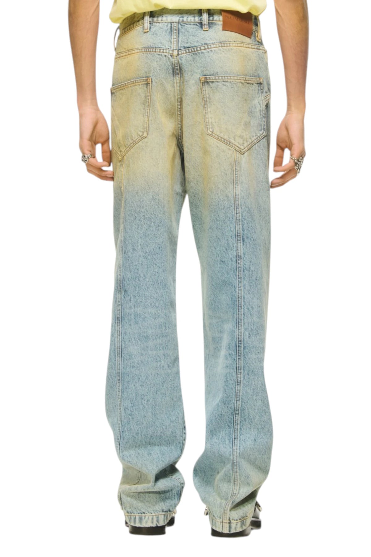 Bluemarble Twisted Seam Denim Pants