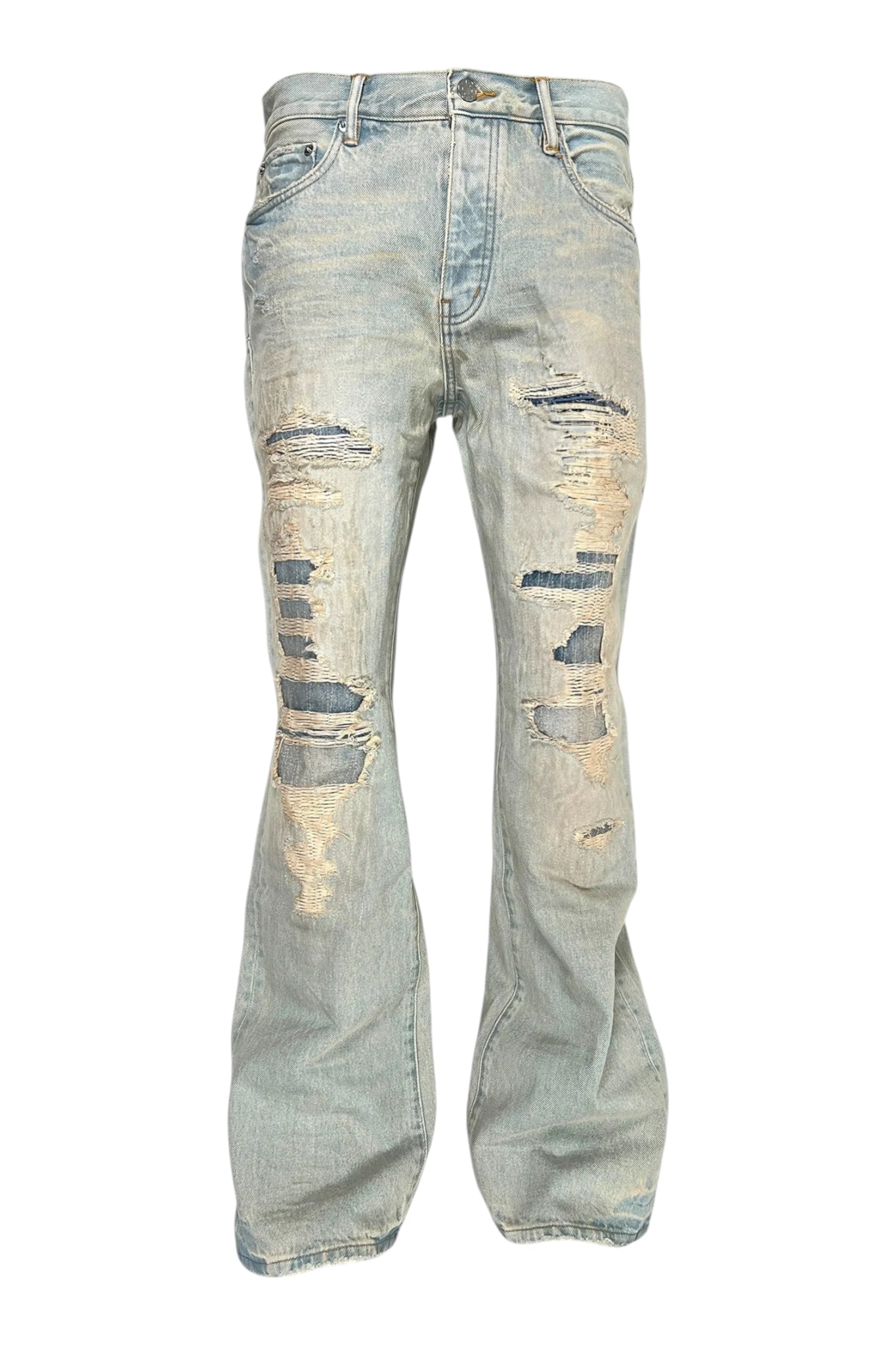 Purple Brand Bootcut Destroy Repair