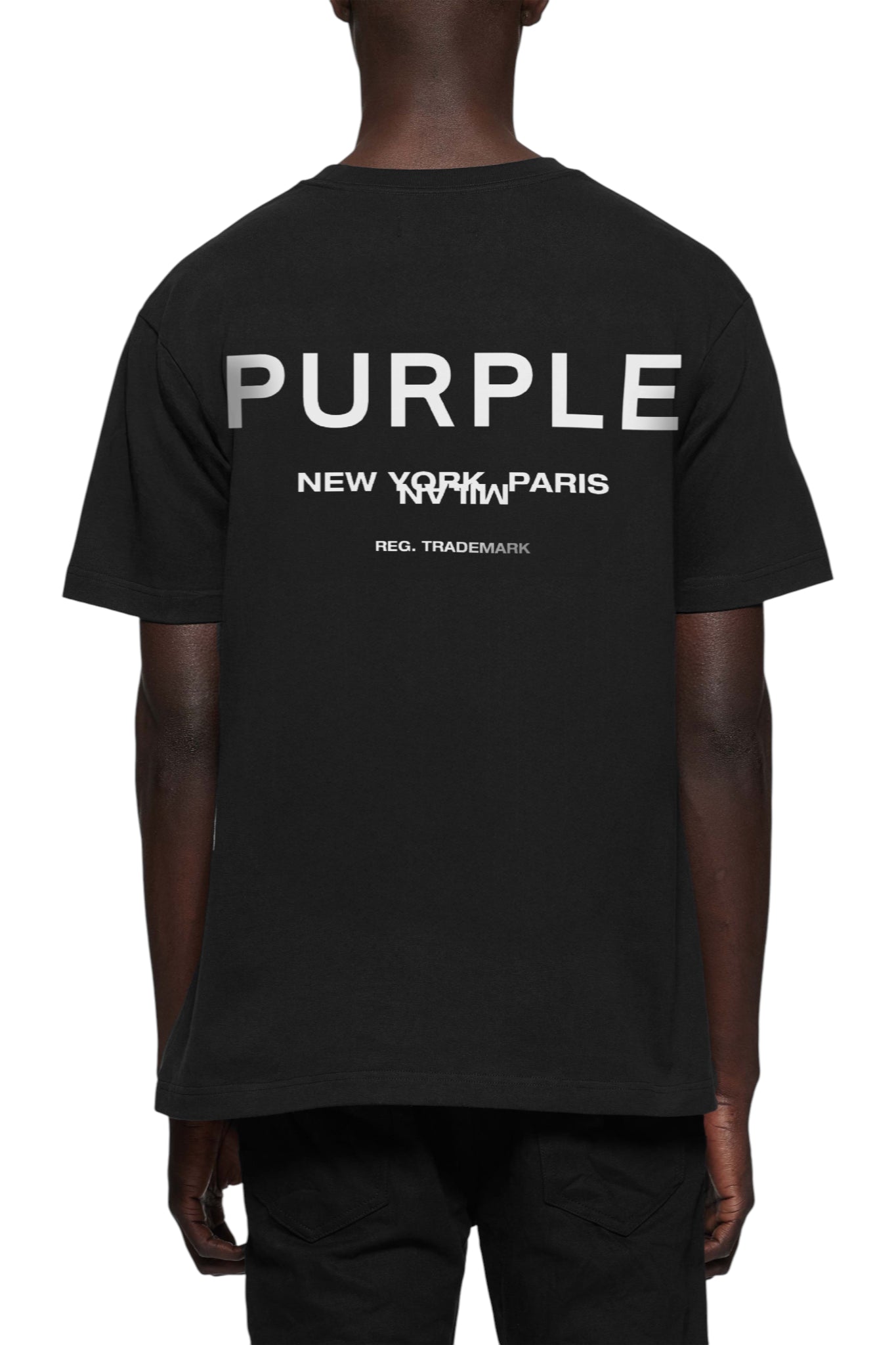 Purple Brand Hwt Jersey Ss Tee