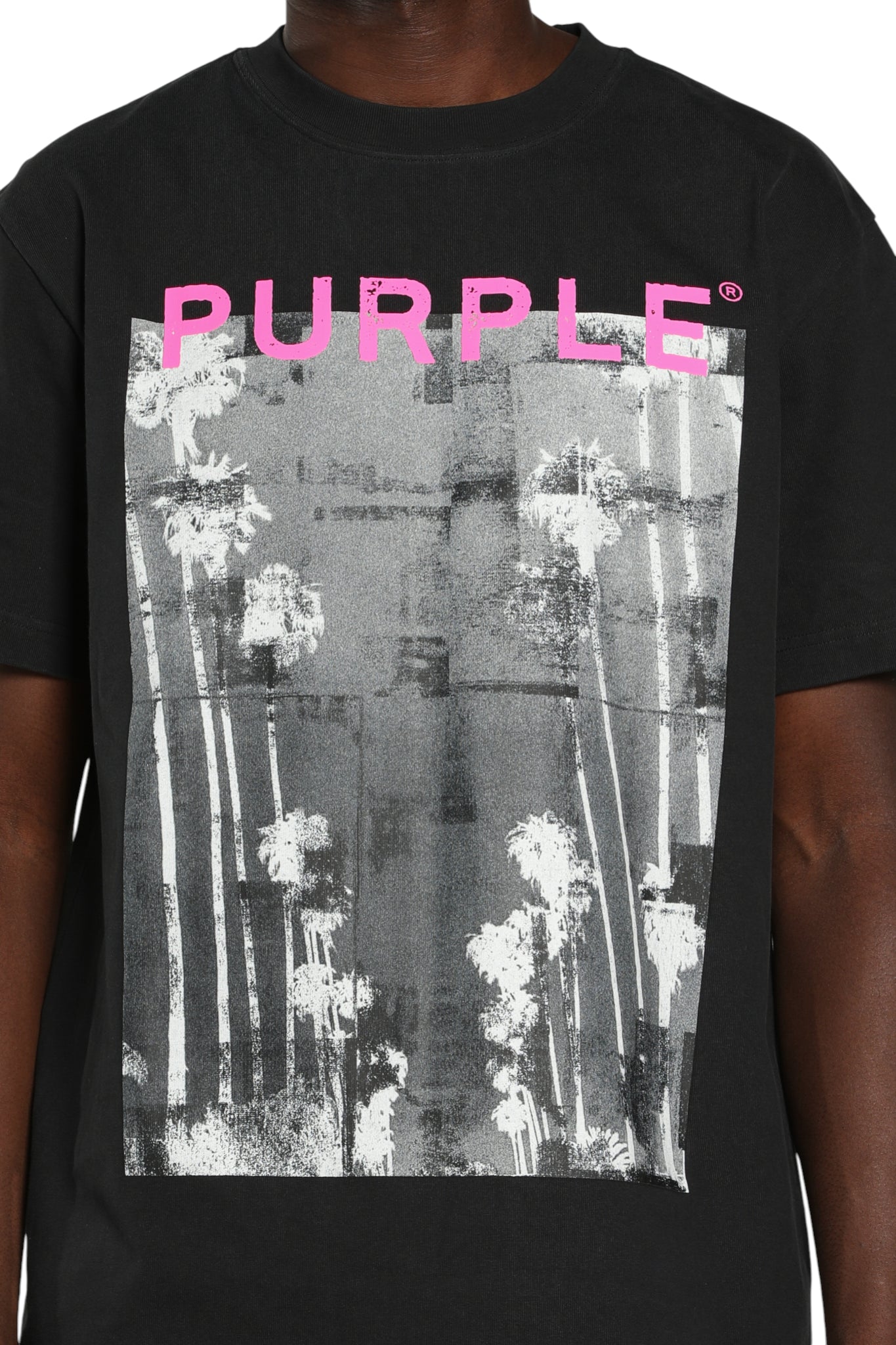 Purple Brand Hwt Jersey Ss Tee