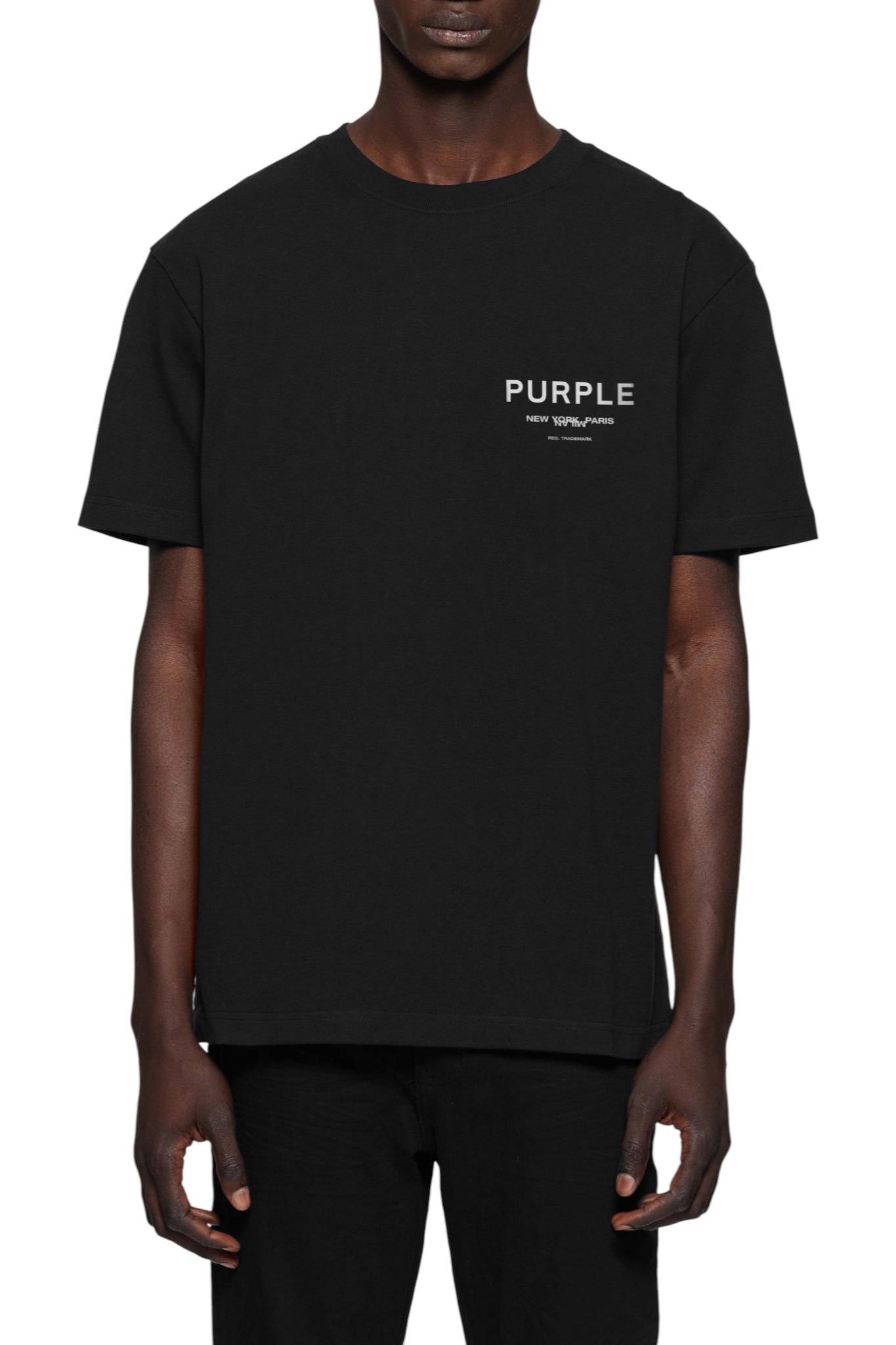 Purple Brand Hwt Jersey Ss Tee