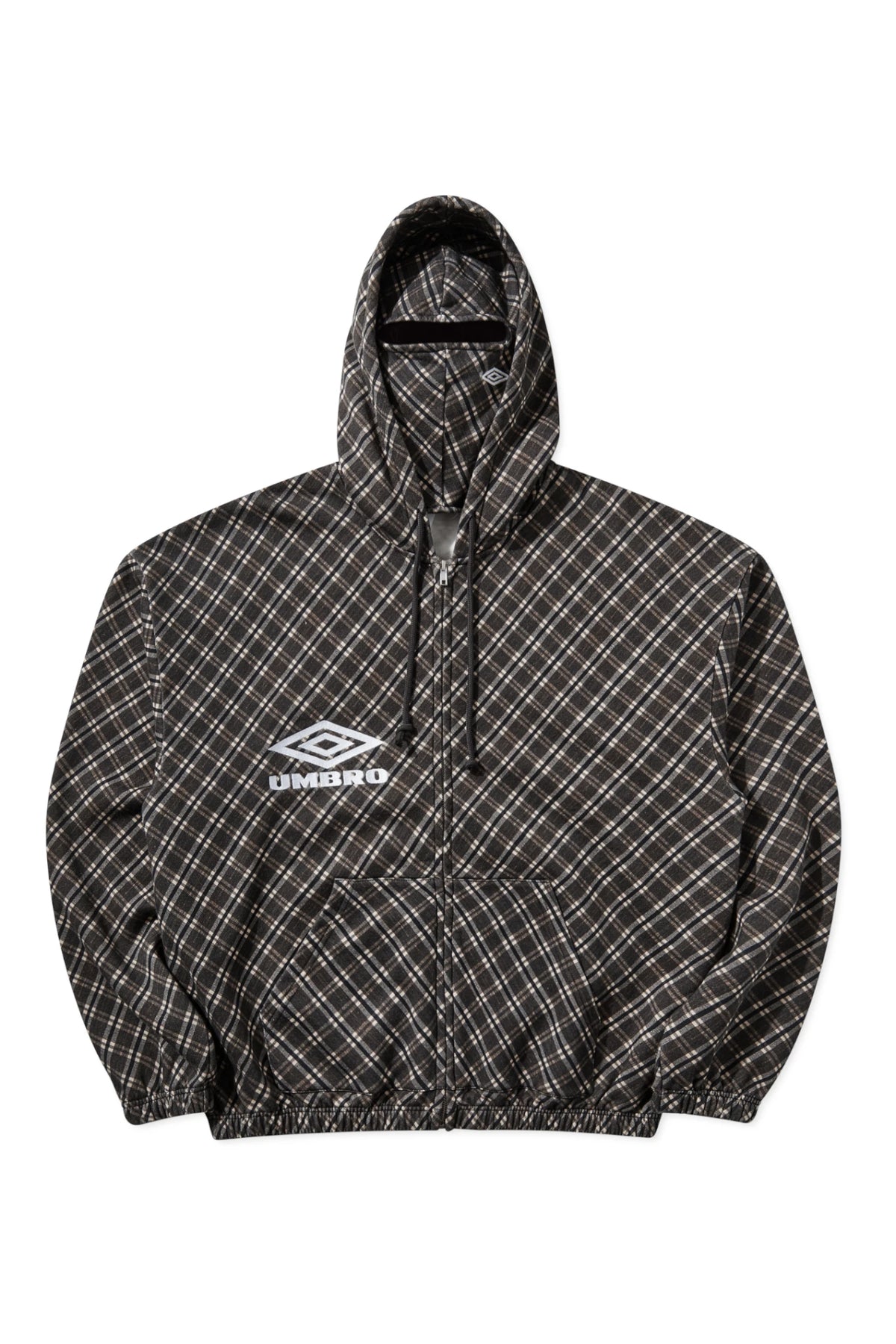 Umbro Plaid Masked Hoodie