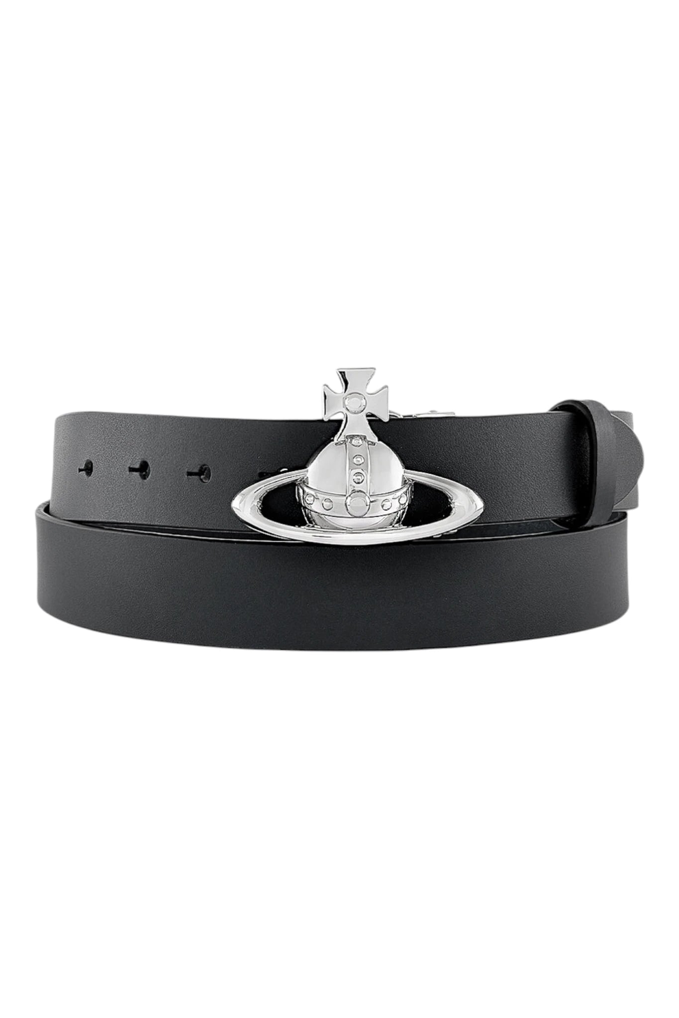 Vivienne Westwood Orb Buckle Belt Silver