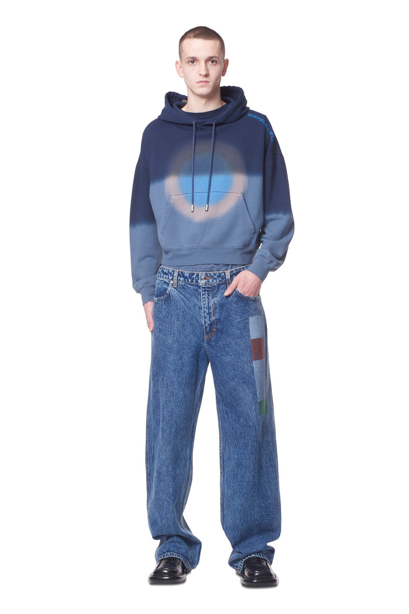 日本製 eckhaus latta blue wide leg jeans 31 | alamiah.edu.sa