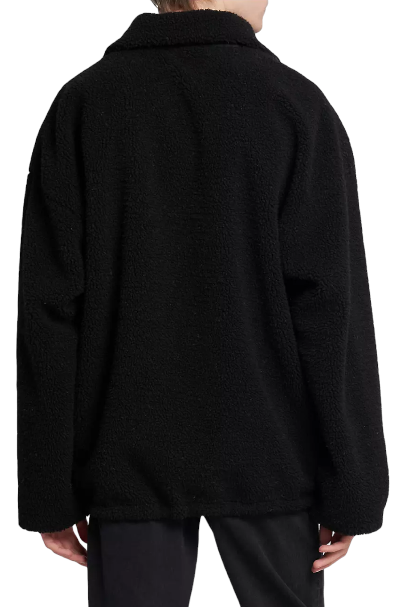 Paris' Best Jacquard Fleece Jacket Black/Off White