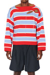 Charles Jeffrey Loverboy Slash Stripe Jumper