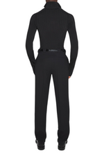Mugler Hook-and-Eye Ribbed Top