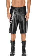 Guess USA Crackle Leather Short