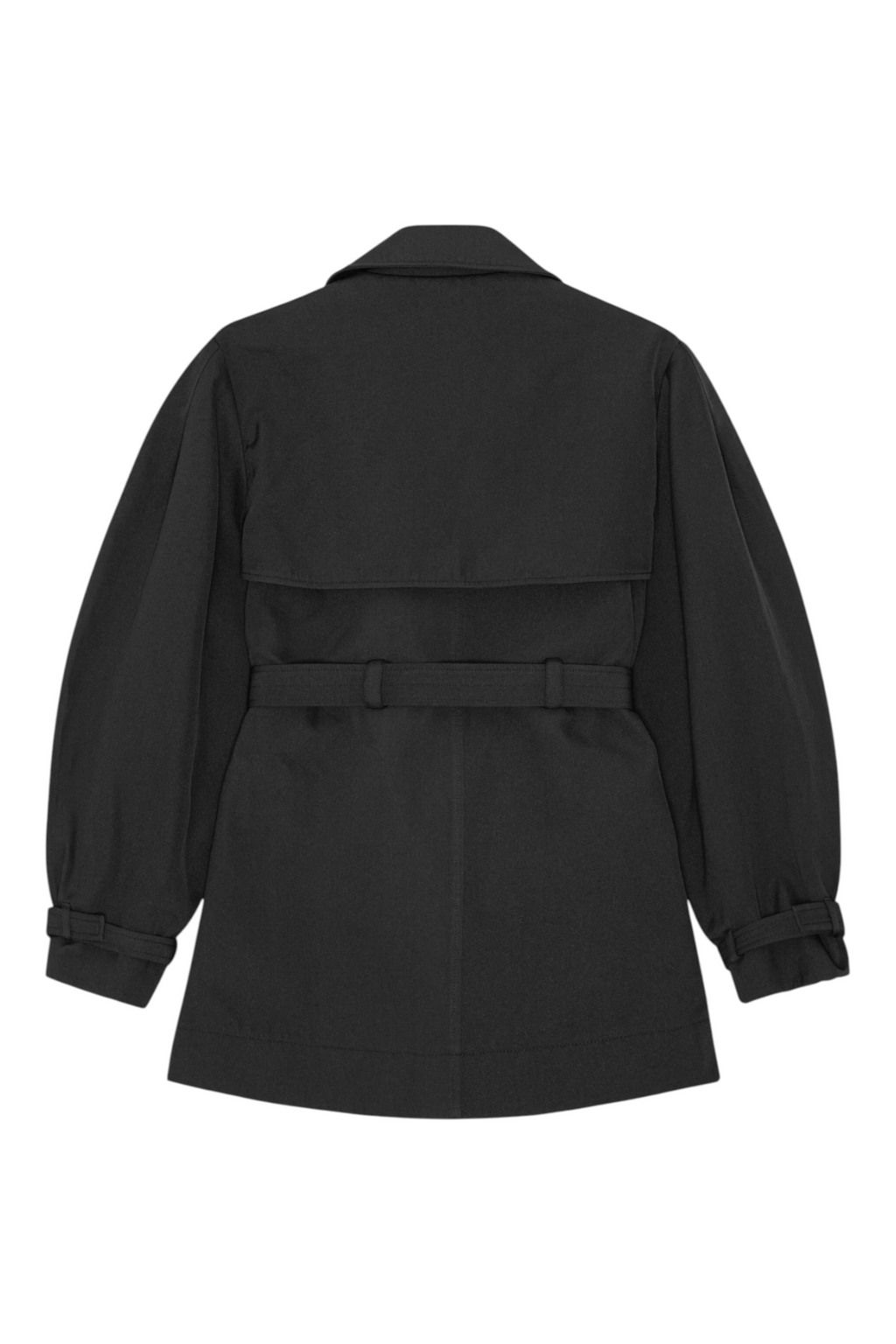 Ganni Heavy Twill Midi Trench Coat