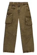 Ganni Washed Cotton Twill Pants