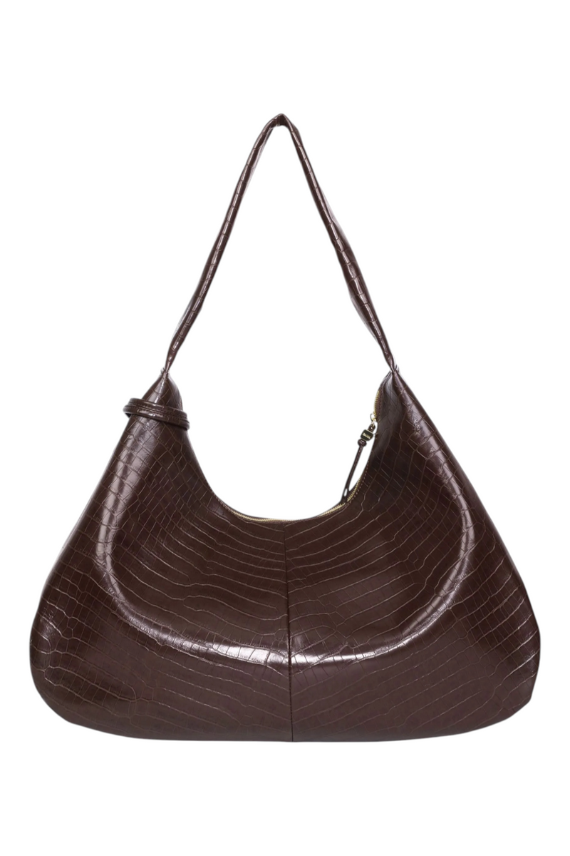 Ganni Bou Bag Hobo XXL Croco