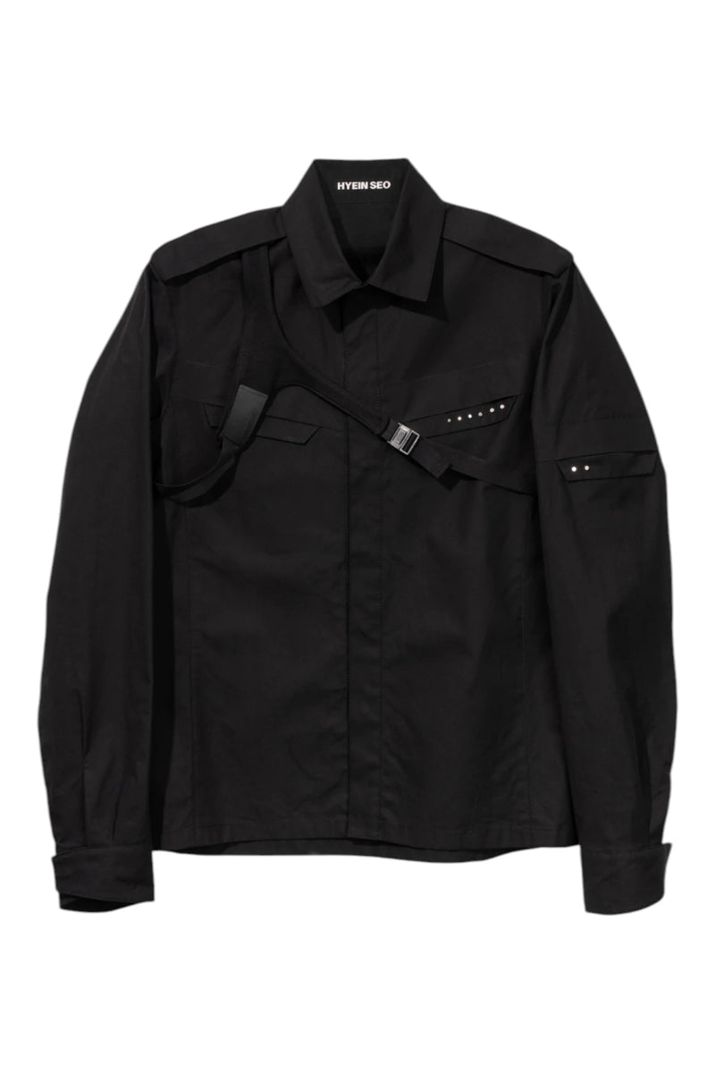 Hyein Seo Biker Shirt With Shoulder Strap