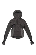 Hyein Seo Hooded Asymmetric Zip Top