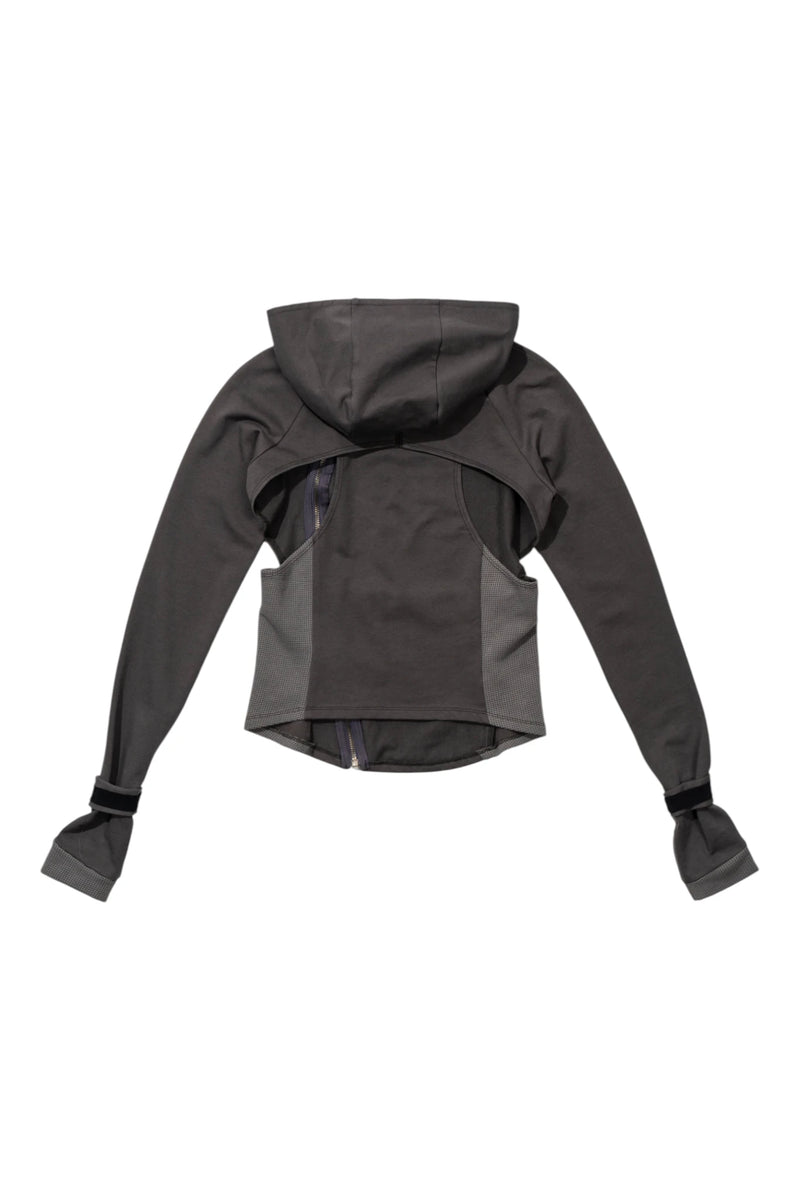 Hyein Seo Hooded Asymmetric Zip Top