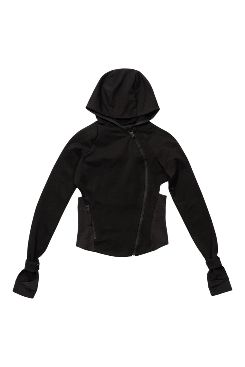 Hyein Seo Hooded Asymmetric Zip Top