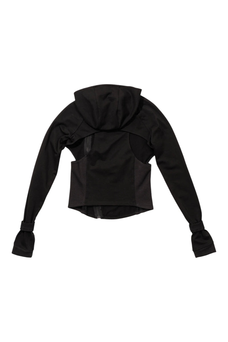 Hyein Seo Hooded Asymmetric Zip Top