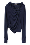 Hyein Seo Hooded Shirring Top