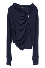 Hyein Seo Hooded Shirring Top
