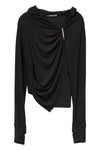 Hyein Seo Hooded Shirring Top