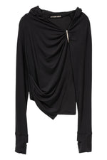 Hyein Seo Hooded Shirring Top