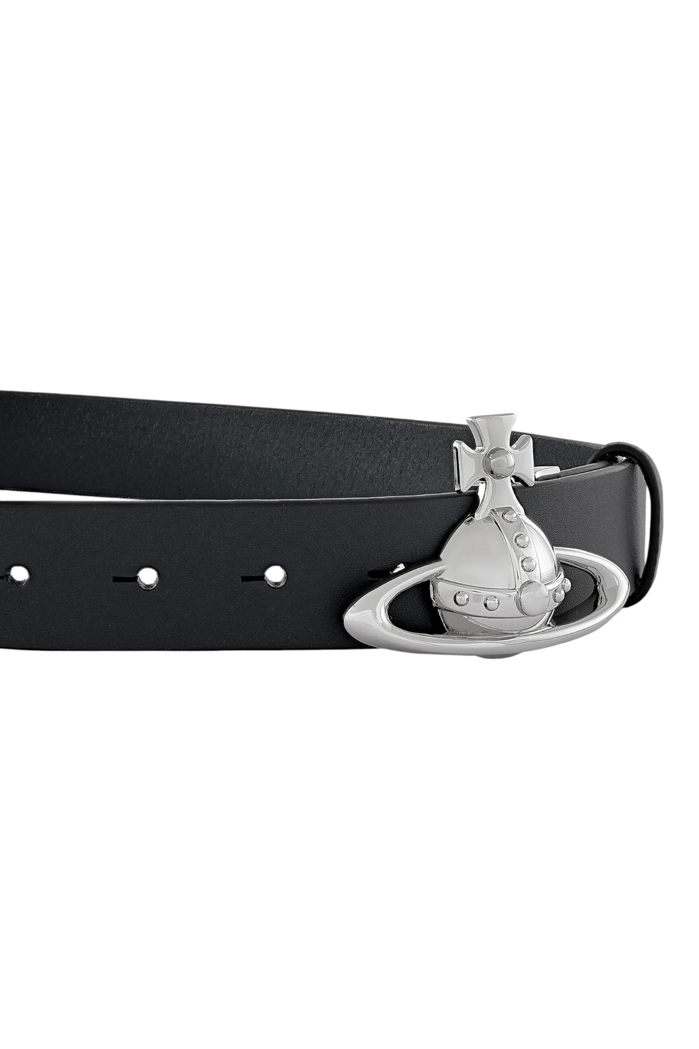 Vivienne Westwood Orb Buckle Belt Silver