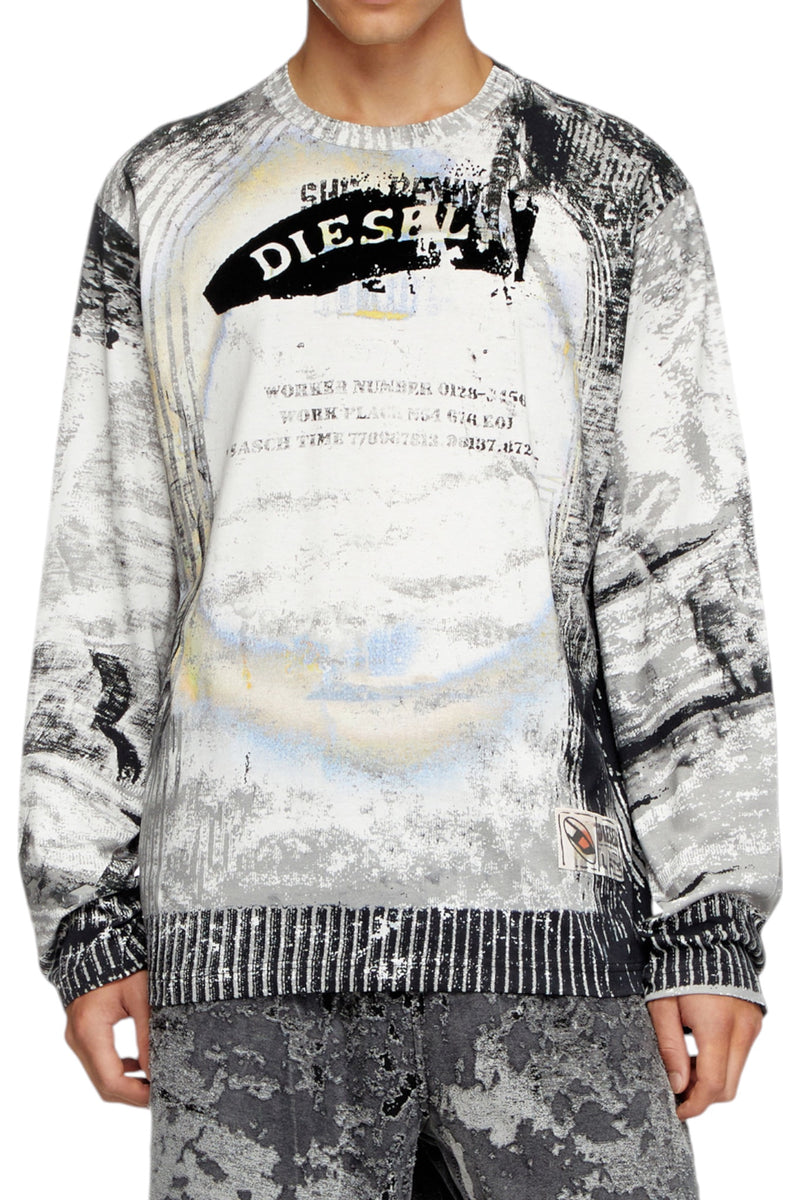 Diesel T-Crane-LS-S4 T-Shirt