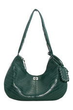 Ganni Bou Bag Hobo Medium Croco