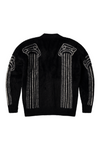 Aries Oversized Chenille Column Knit Cardigan