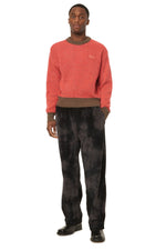 Aries Brushed Mohair Crew Neck Knit Pink