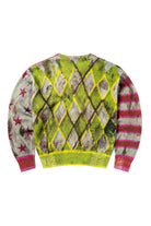 Aries Digi Patchwork V Neck Knit