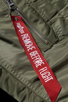 Aries No Problemo X Alpha Industries No War MA-1 Jacket